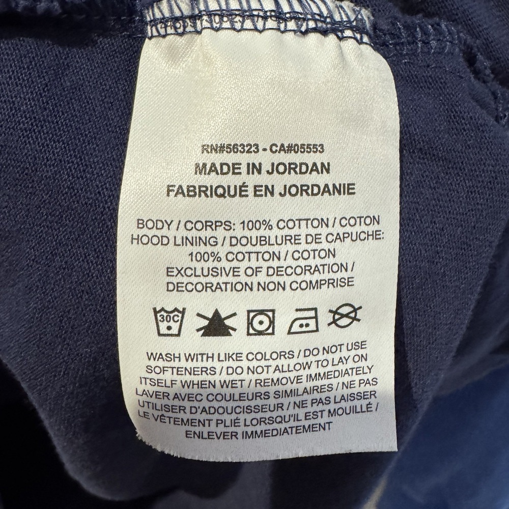 Nike Y2K Hoodie Mens Size‎ Medium Blue Colorblock Embroidered - Picture 6 of 6